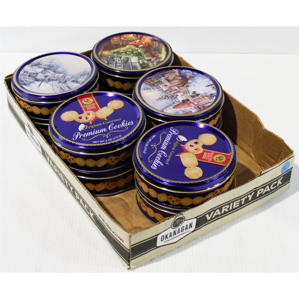 10 X 4OZ TINS ORIGINAL GOURMET PREMIUM COOKIES 