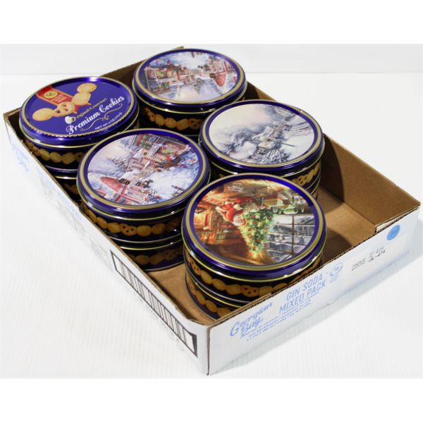 10 X 4OZ TINS ORIGINAL GOURMET PREMIUM COOKIES 