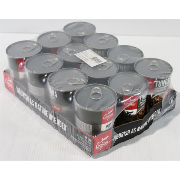 12 X 12.8OZ ORIJEN TUNDRA DOG FOOD 
