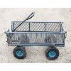 Image 1 : YARDWORKS UTILITY WAGON W/ REMOVABLE SIDES