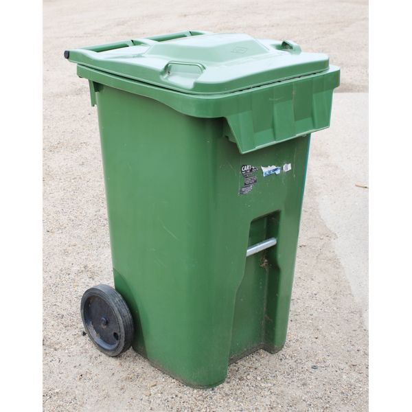 HEAVY DUTY ROLLING GARBAGE CAN