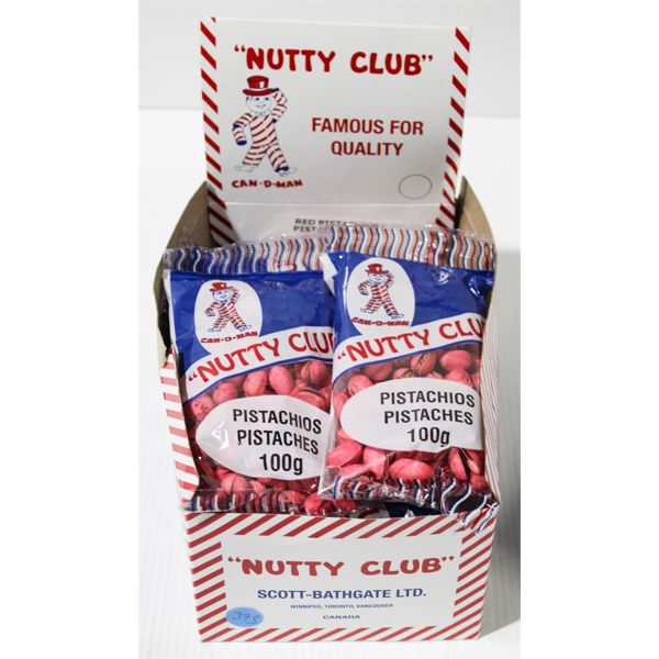 12 X 100G PKA NUTTY CLUB PISTACHIOS