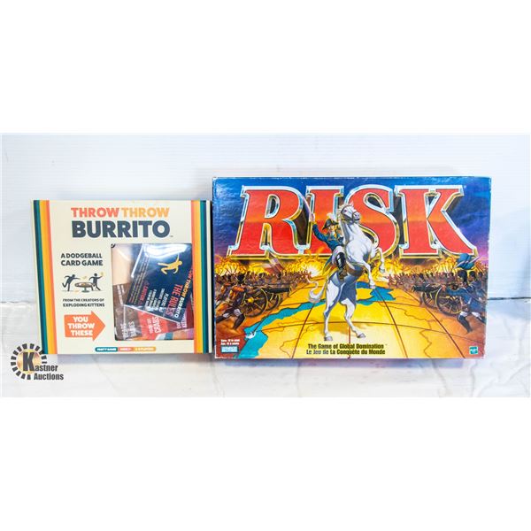 RISK AND THROW THROW BURRITO GAMES
