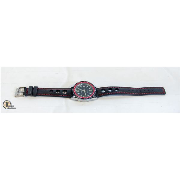 CLINTON MECHANICAL SKIN DIVER WATCH 39MM AS IS