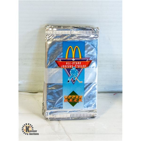 10 ORIGINAL HOCKEY MC DONALDS UPPER DECK PACKS