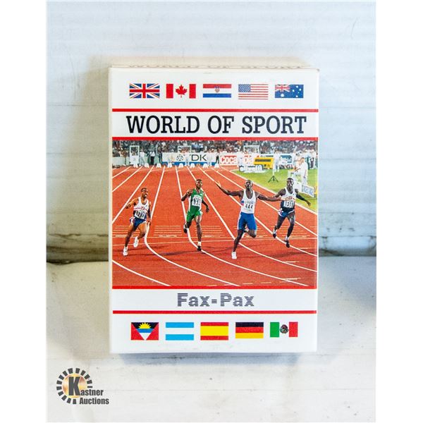 40 CARD WORLD OF SPORT FAX-PAX