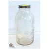 VINTAGE EMBOSED HORLICK'S MALTED MILK JAR