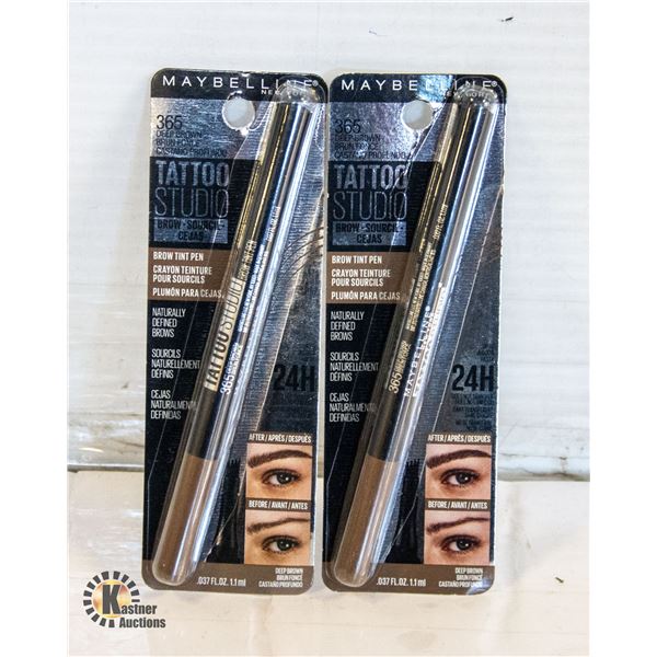 PACK OF 2 MAYBELLINE TATTOO STUDIO BROW