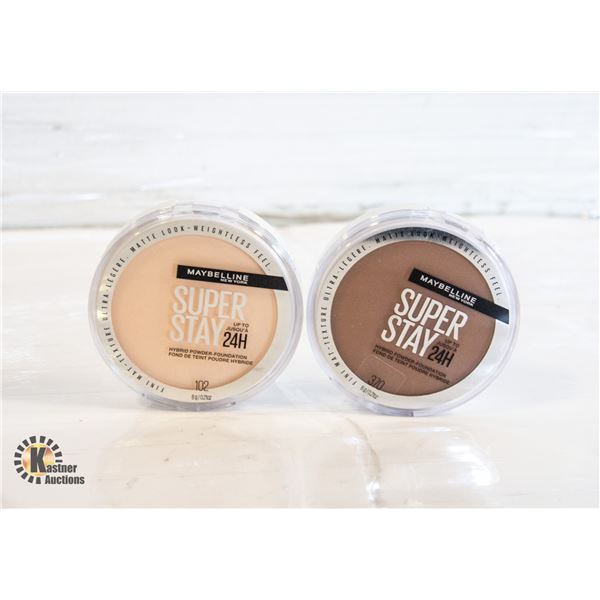 PACK OF 2 MAYBELLINE SUPER STAY 24H HYBIRD