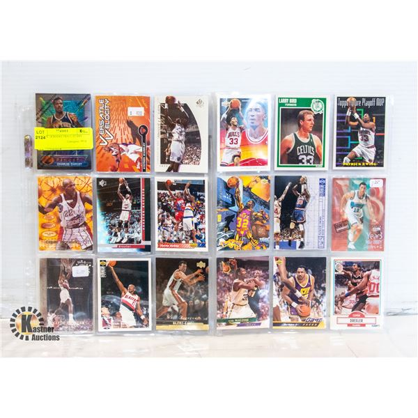 LOT OF 18 BASKETBALL STARS