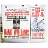 Image 1 : LARGE HANK WILLIAMS 1953 POSTER + REX ALLEN JR