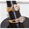 Image 1 : 2 ESTATE RINGS TOGETHER-ESTATE