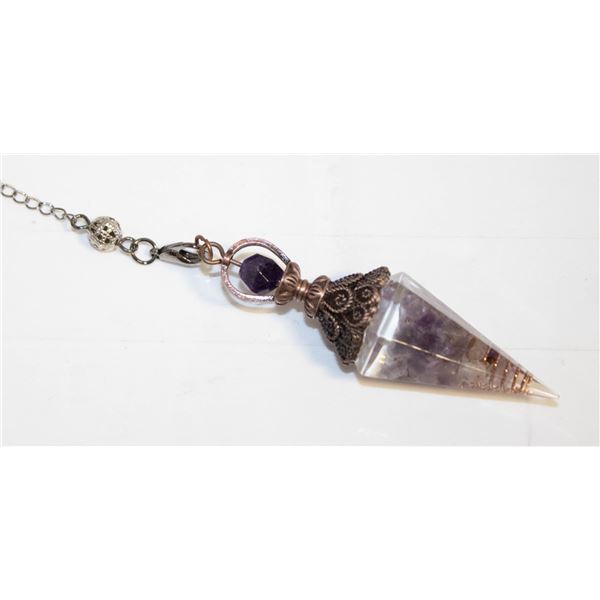 CONE AMETHYST PENDANT