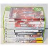 LOT OF EIGHT SPORTS AND RACING XBOX 360 GAMES