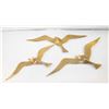 Image 1 : MID CENTURY BRASS GULLS WALL HANGINGINGS