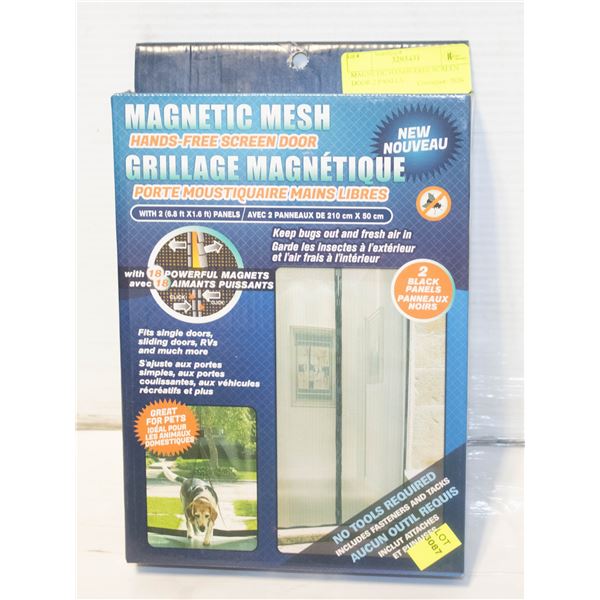 MAGNETIC HANDS FREE SCREEN DOOR,2 PANELS