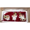 Image 1 : HEIRLOOM ORNAMENTS- SET OF 3 W/CERTIFICATES