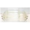 4 CLEAR PYREX BAKING DISHES