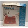 Image 1 : NEW VINTAGE RV SINK, AQUA 10