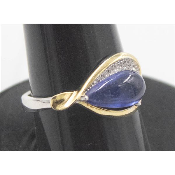 #245-BLUE SAPPHIRE RING SIZE 7