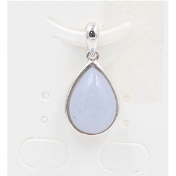 #336-CHALCEDONY GEMSTONES  PENDANT