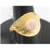 Image 1 : #257-PINK ROSE SHELL PEARL RING SIZE 8.5