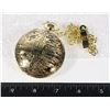 Image 1 : NEW GOLD TONE STAR WARS THEME POCKET WATCH MUSIC