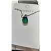 Image 2 : NEW COLOR CHANGE TEAR DROP PENDANT AND CHAIN