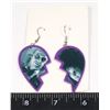 Image 1 : NEW WARNER BROTHERS BEETLE JUICE EARRINGS