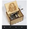 Image 1 : NEW WOODED CRANK JACK SPARROW THEME MUSIC BOX