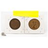 Image 2 : 1967 & 1958 LARGE PENNIES