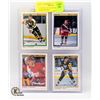 Image 1 : LOT OF 4 VINTAGE ROOKIE CARDS. JAGR, MODANO,