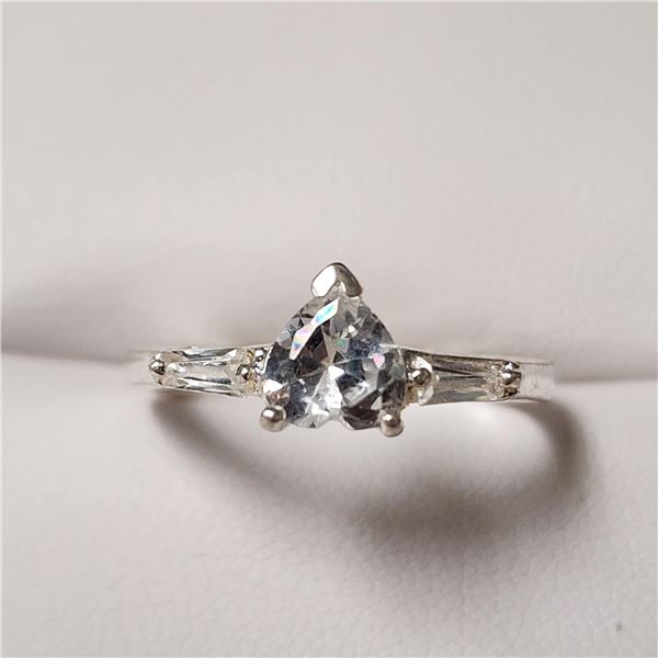 BZ1628-35 SILVER CZ RING