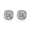 Image 4 : 1 CT GRA CERTIFIED MOISSANITE 925 SILVER EARRINGS