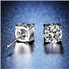 Image 3 : 2 CT GRA CERTIFIED MOISSANITE 925 SILVER EARRINGS