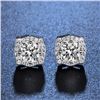 Image 2 : 1 CT GRA CERTIFIED MOISSANITE 925 SILVER EARRINGS