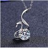 Image 2 : 1 CT GRA CERTIFIED MOISSANITE 925 SILVER NECKLACE