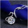 Image 3 : 1 CT GRA CERTIFIED MOISSANITE 925 SILVER NECKLACE