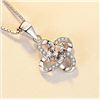 Image 4 : 1 CT GRA CERTIFIED MOISSANITE 925 SILVER NECKLACE