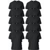 Image 1 : NEW 10PK OF GILDAN ADULT SIZE XXL BLACK T-SHIRTS