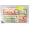 Image 2 : 2 1954 $2- 1954 $1- 1973- $1 NOTES