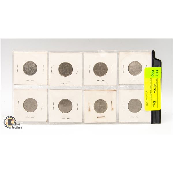 8--1920'S AND 1930'S NICKELS