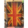 Image 1 : UNION JACK ON WOOD BOARD 44IN X 24IN