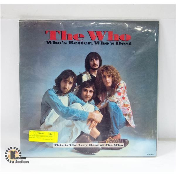 THE WHO WHO IS BETTER WHO IS BEST 1988 2 PACK