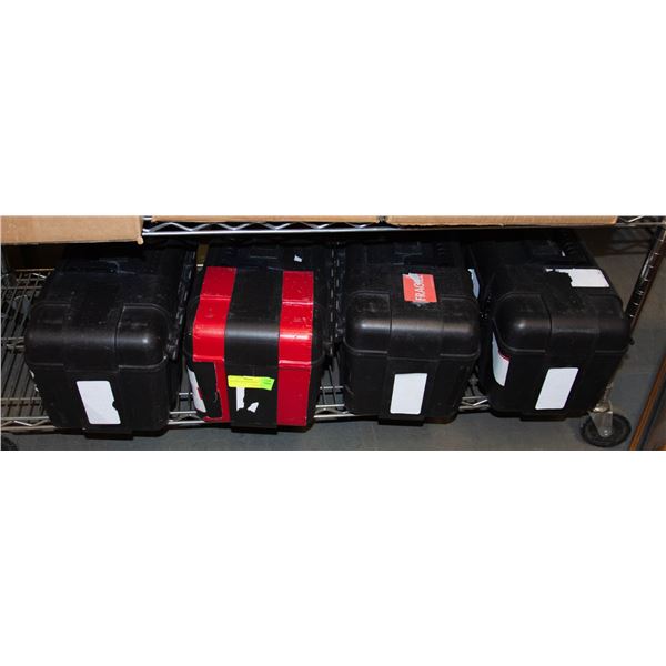 SET OF FOUR TOOL BOXES