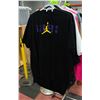 Image 1 : 2 JORDAN MENS BLACK QUALITY T SHIRTS