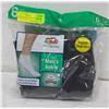 Image 1 : ANKLE SOCKS BLACK 6-12 SIZE 6-PACK FRUIT OF