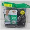 Image 1 : ANKLE SOCKS BLACK 6-12 SIZE 6-PACK FRUIT OF