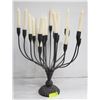 Image 1 : CAST CANDELABRA WITH CANDLES