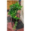 Image 1 : FAUX ENGLISH IVY ARRANGMENT IN WICKER POT 36" LONG